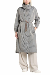 Moorer - High Collar Long Coat