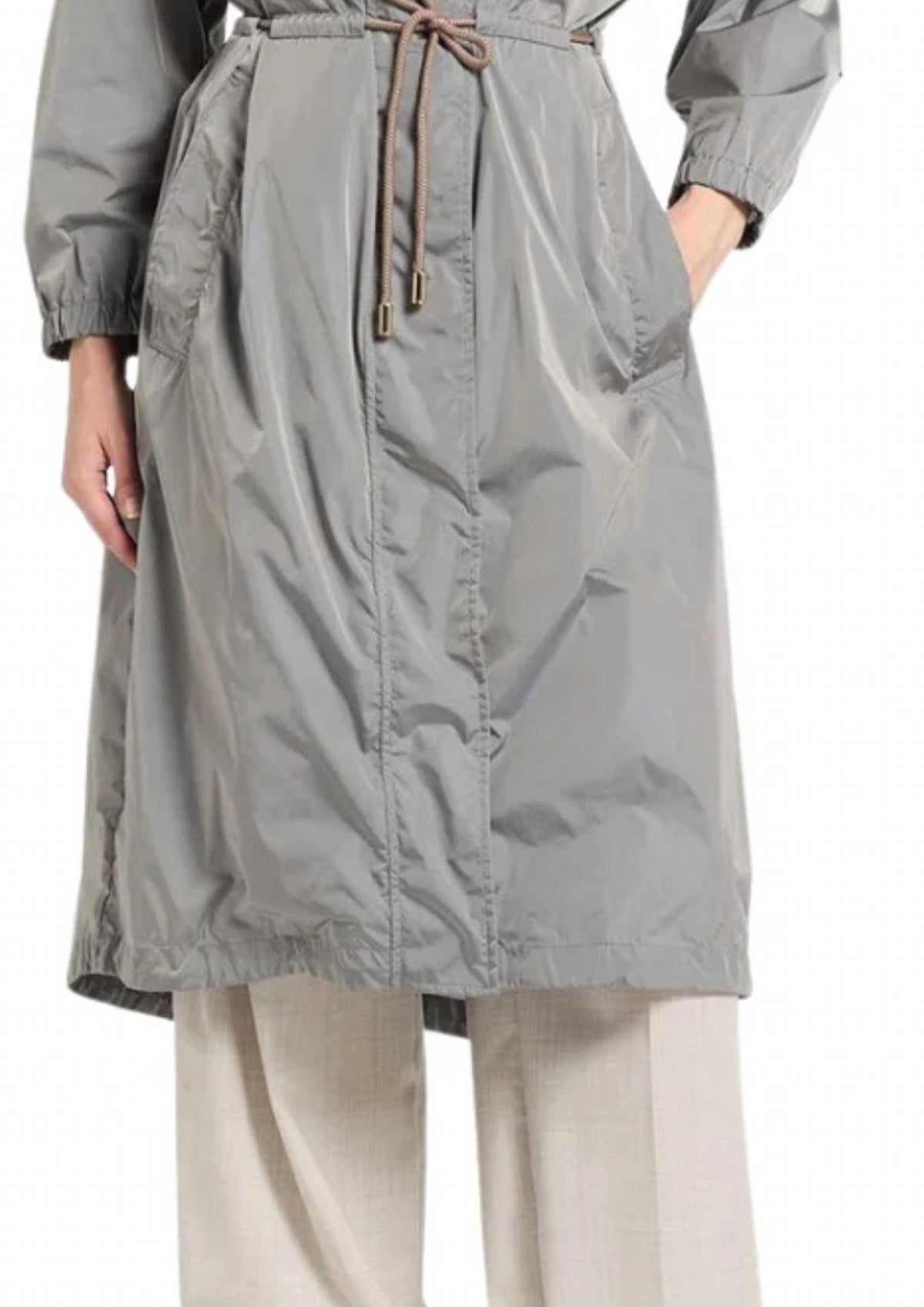 Moorer - High Collar Long Coat