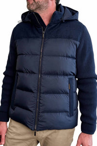 Moorer - Hooded Hybrid Down Jacket