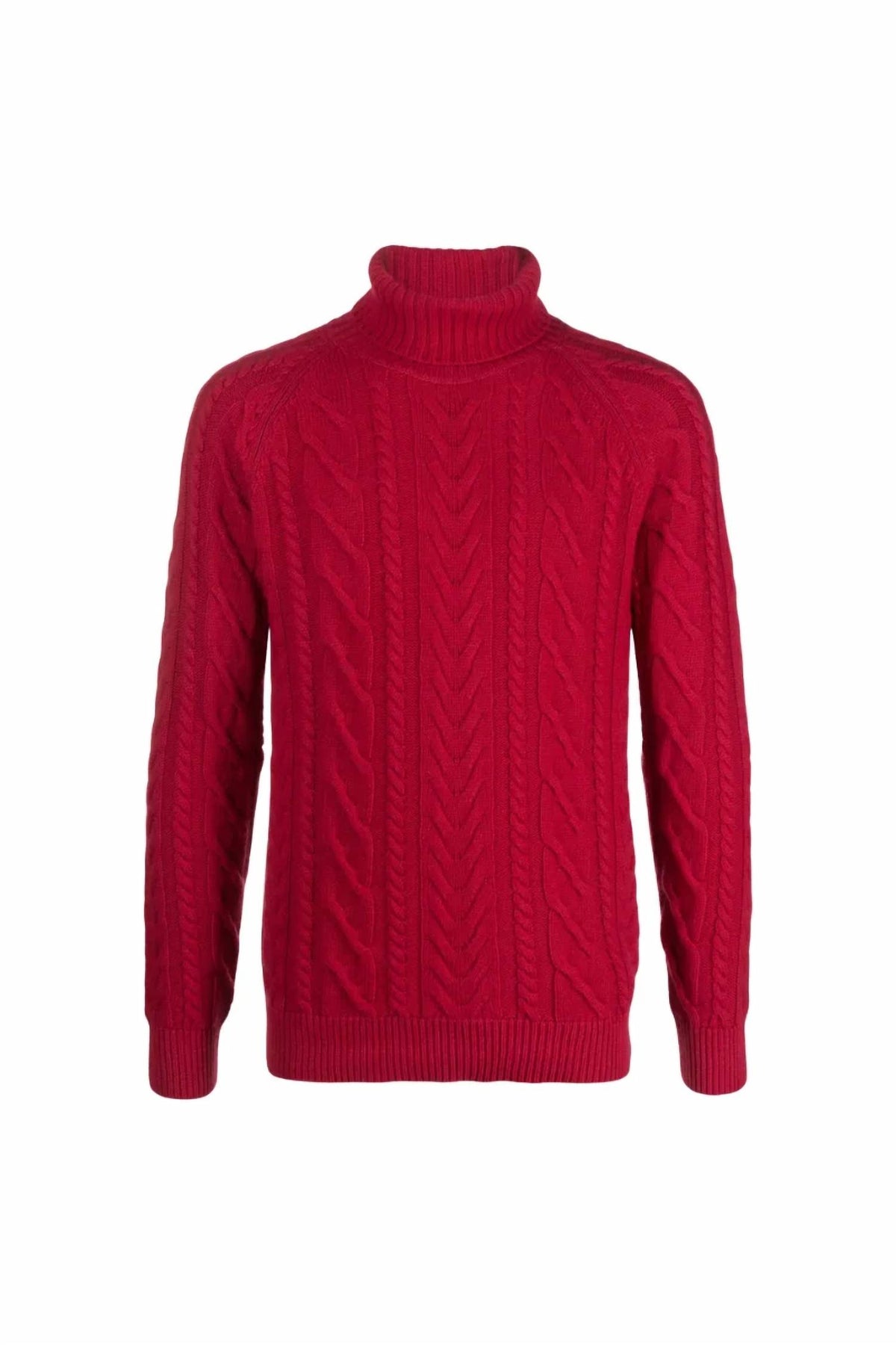 Moorer - Men's Cable-knit Turtleneck Sweater