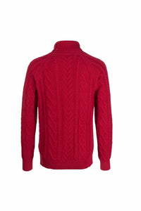 Moorer - Men's Cable-knit Turtleneck Sweater