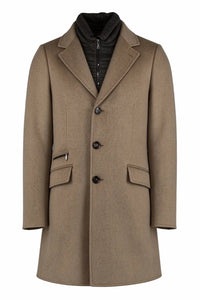 Moorer - Men's Lapel Mid Length Coat