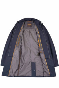 Moorer - Men's Lapel Mid Length Coat