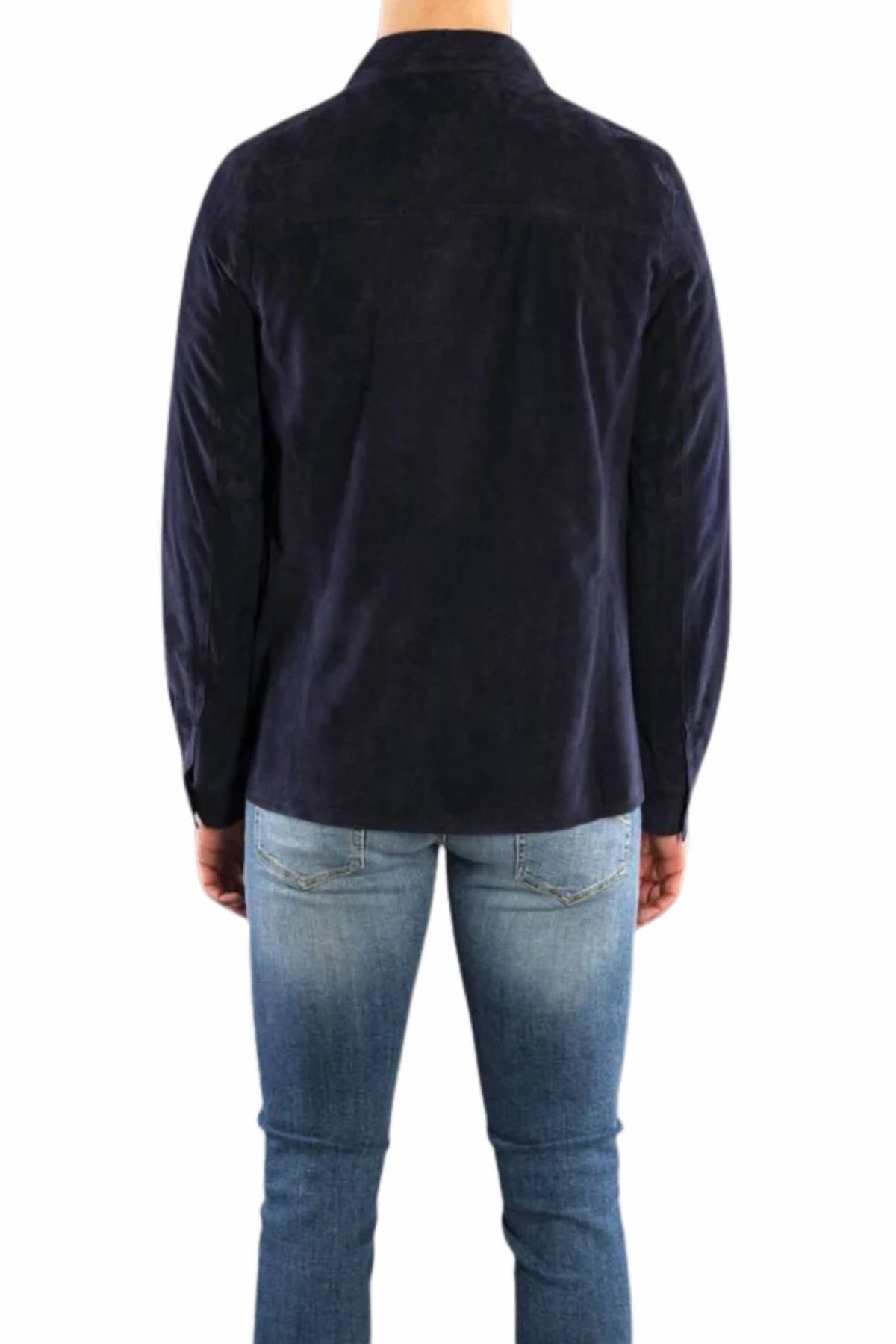 Moorer - Suede Long Sleeve Shirt