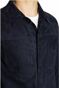 Moorer - Suede Long Sleeve Shirt