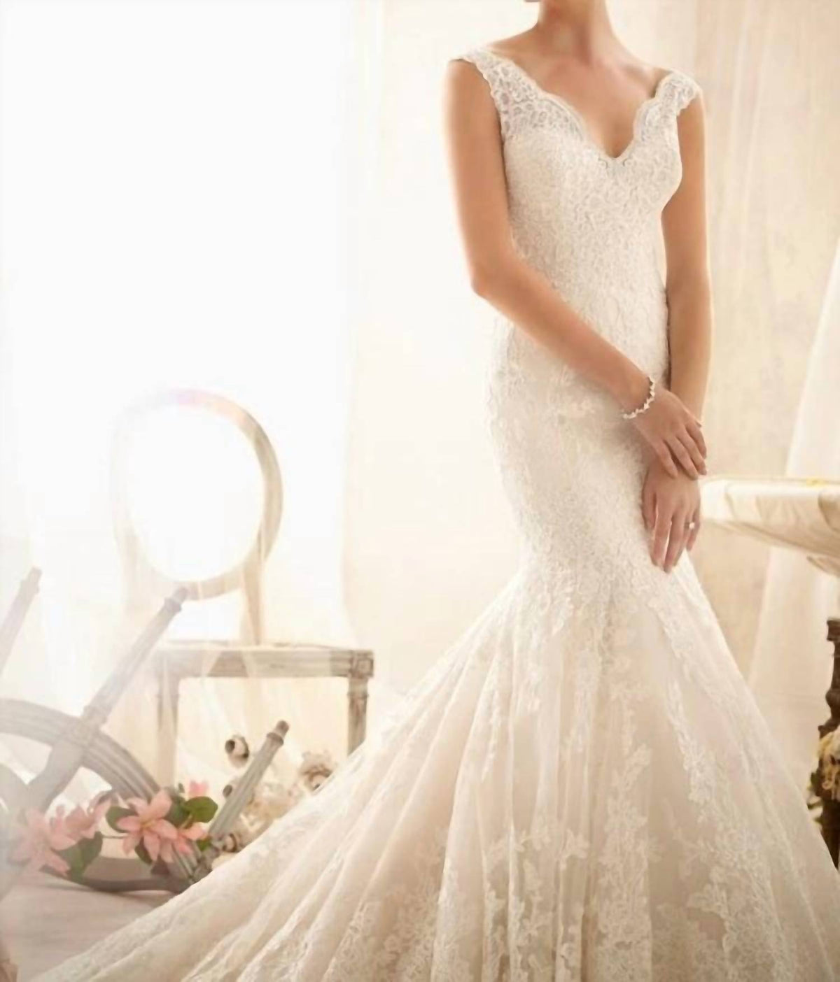 Morilee - Lace Mermaid Wedding Dress