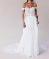 Morilee - Off Shoulder Wedding Gown