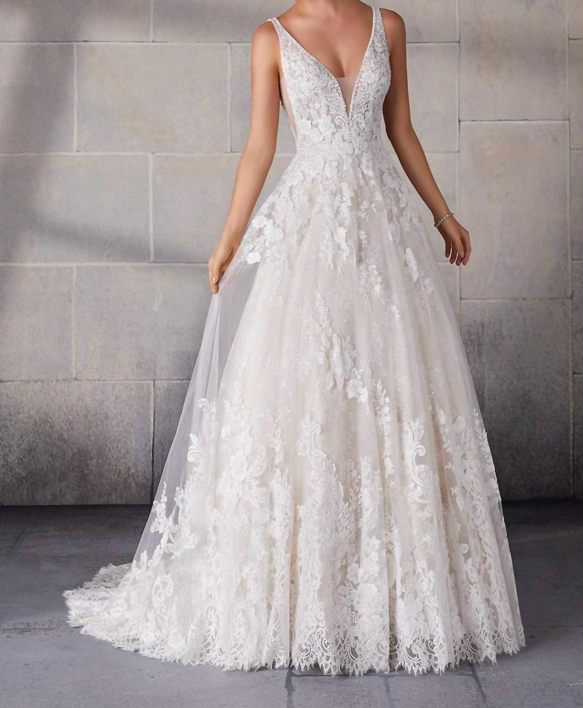 Morilee - Suzanne Diamante And Crystal Gown