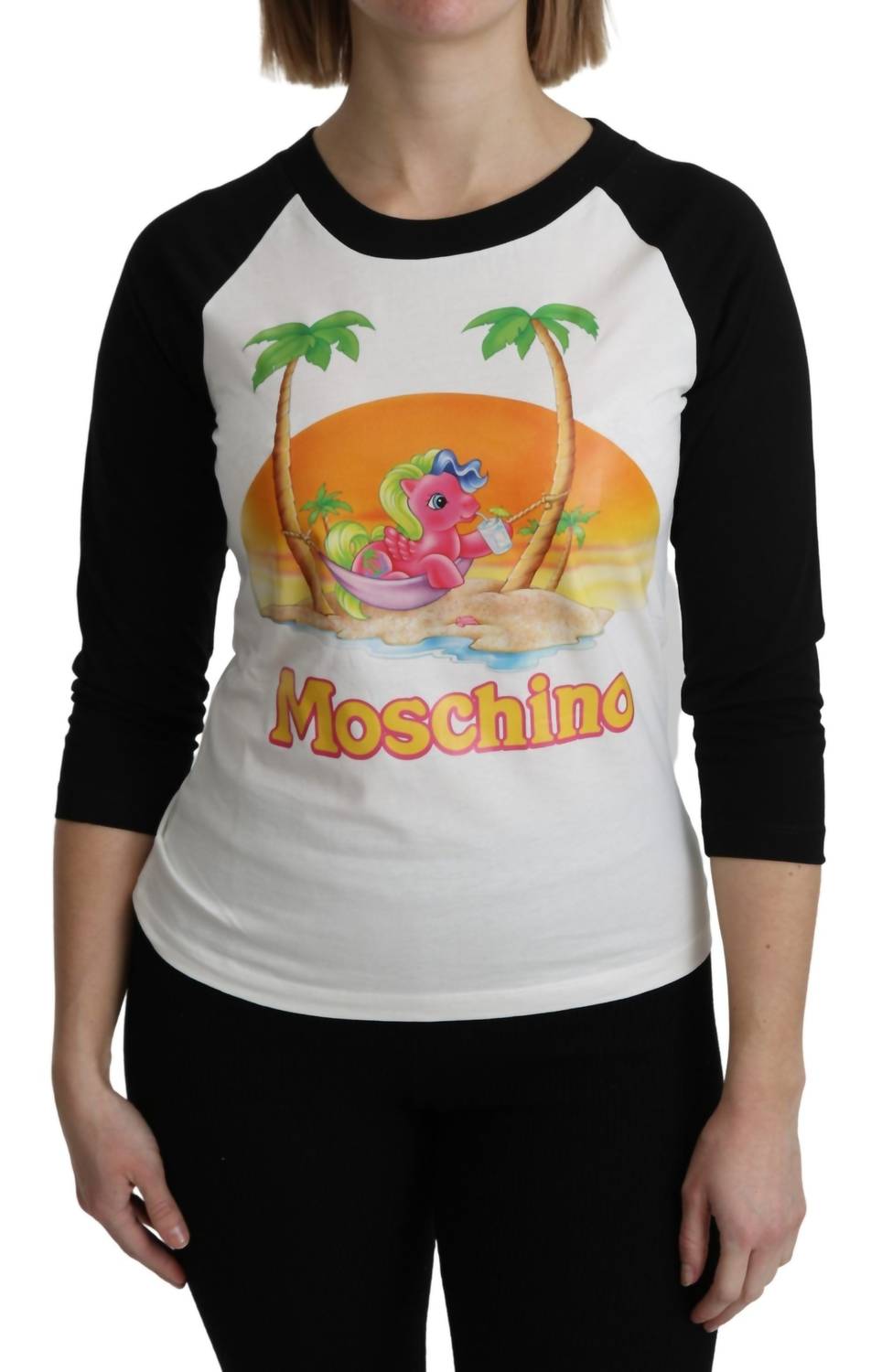 Moschino - Women's Chic My Little Pony Crew Neck Cotton Top - clothing - cotton - graphic