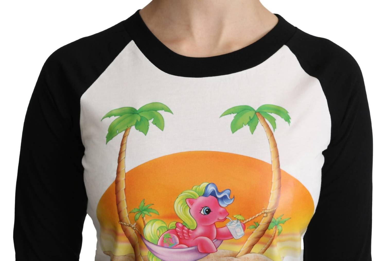 Moschino - Women's Chic My Little Pony Crew Neck Cotton Top - clothing - cotton - graphic