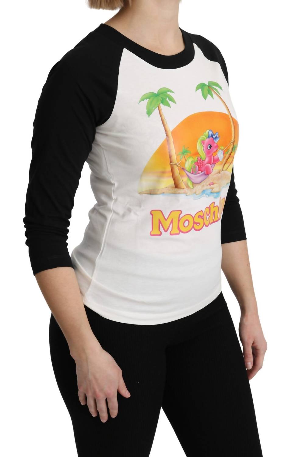 Moschino - Women's Chic My Little Pony Crew Neck Cotton Top - clothing - cotton - graphic