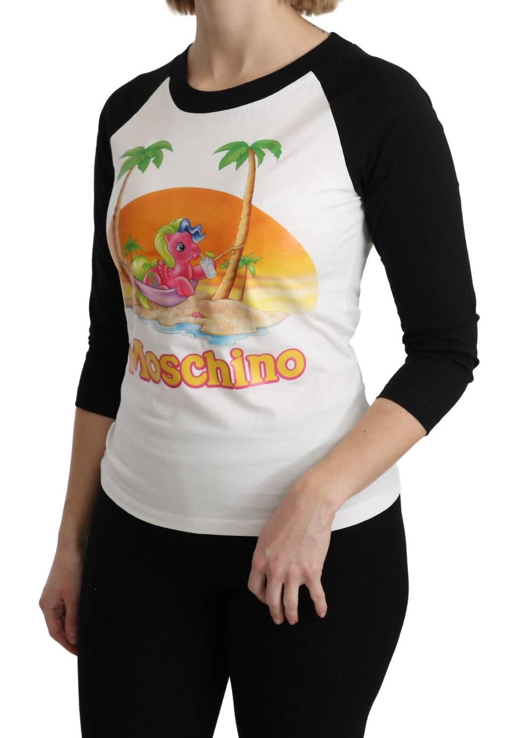 Moschino - Women's Chic My Little Pony Crew Neck Cotton Top - clothing - cotton - graphic