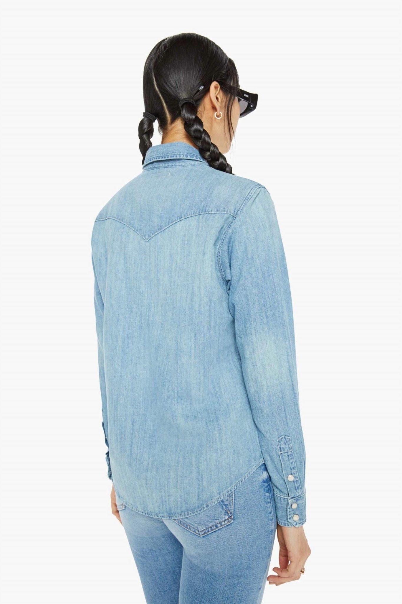 Mother - All My Exes Shirt - blue - button - down - shirts - clothing