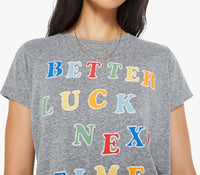 Mother - Boxy Goodie Goodie Graphic Tee - clothing - graphic - grey