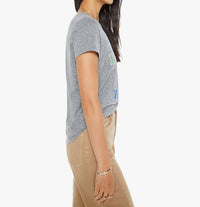 Mother - Boxy Goodie Goodie Graphic Tee - clothing - graphic - grey