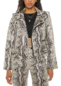 Mother - Chopper Jacket - animal - black - casual - jacket