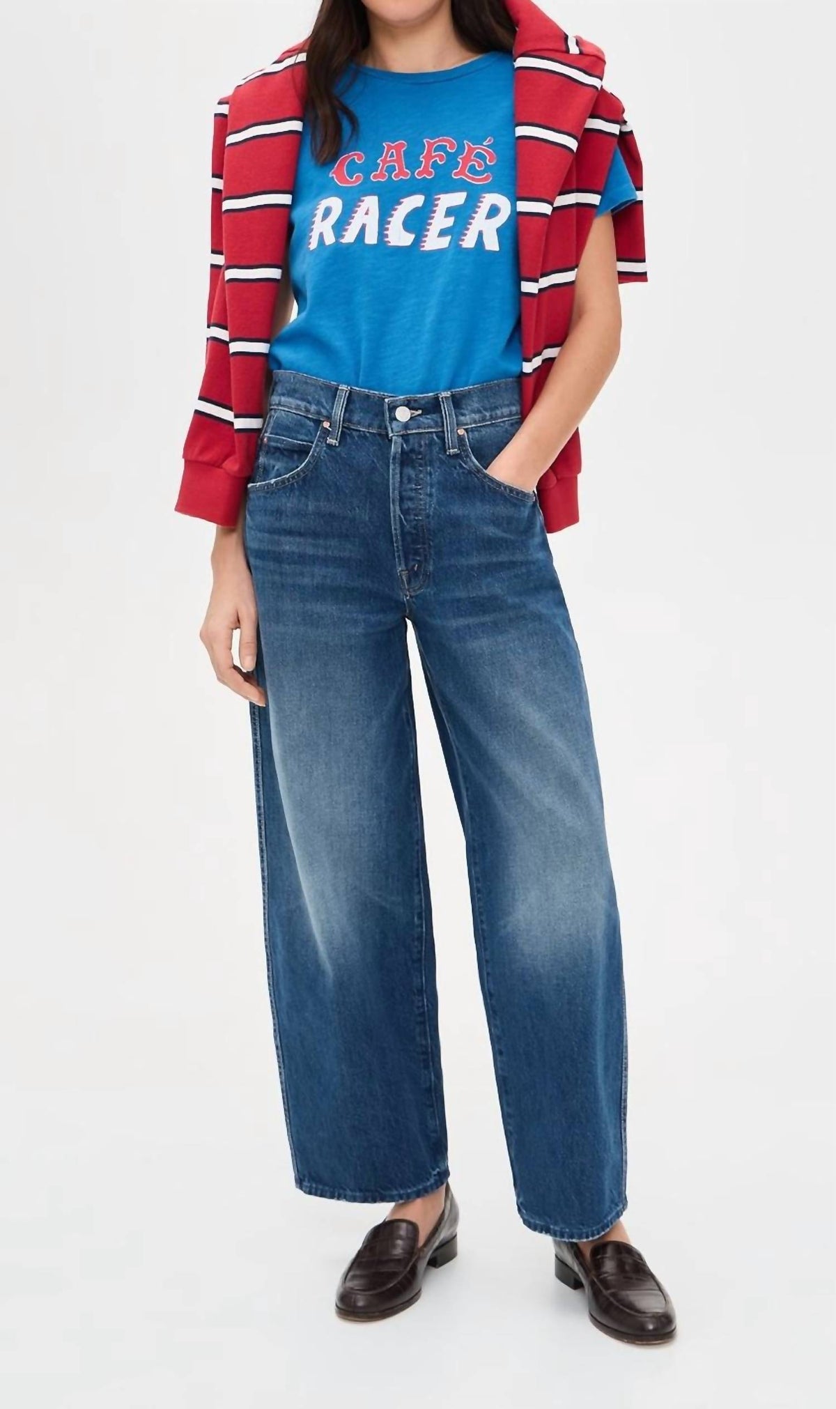 Mother - Delinquent Button Ankle Jeans