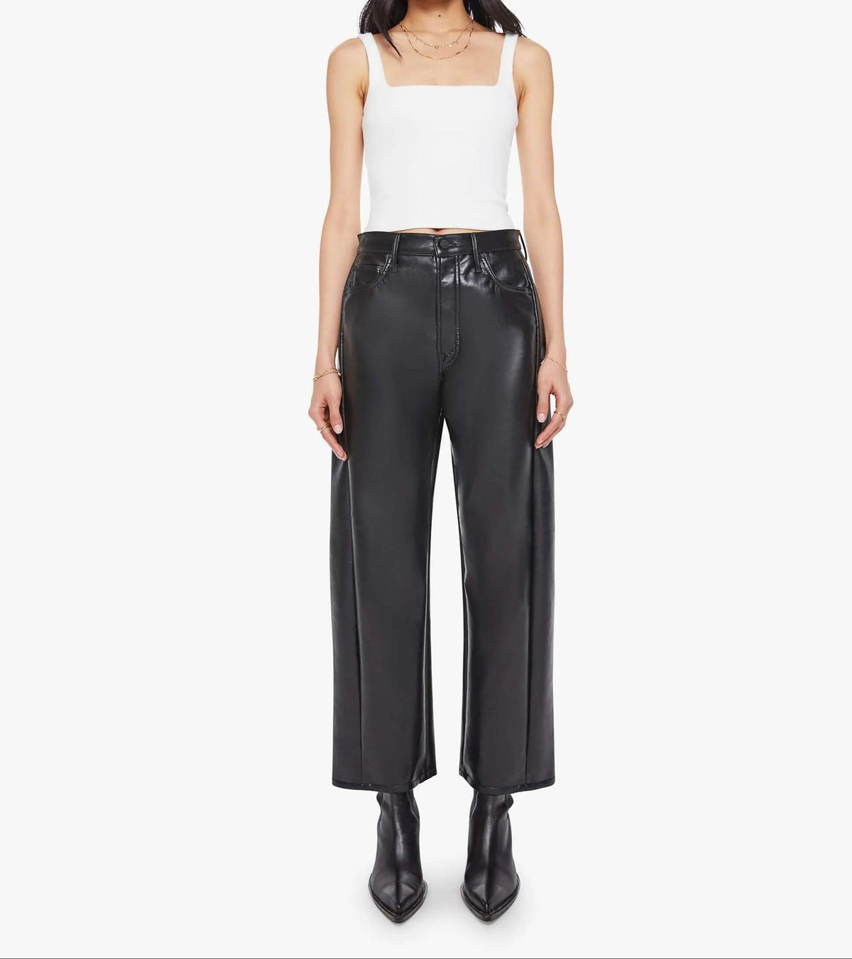 Mother - Half Pipe Flood High Waisted Pant