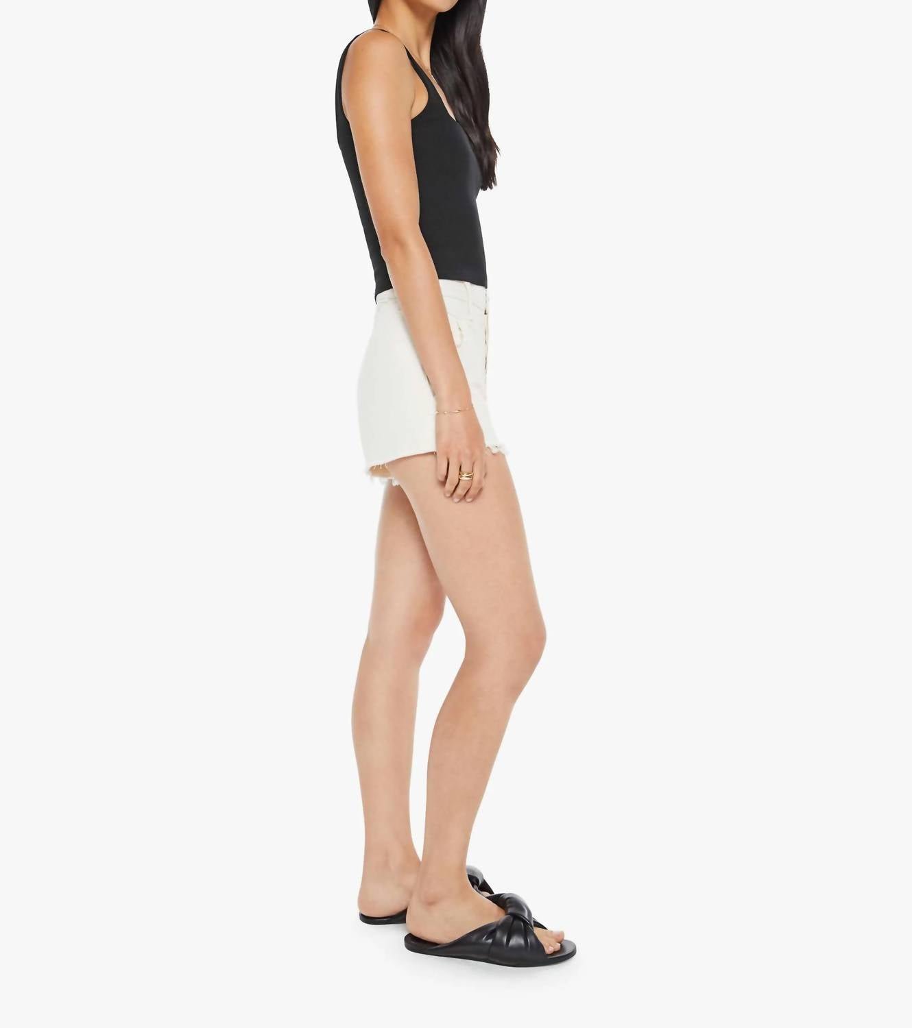 Mother - High - waisted Jean Shorts - clothing - cotton - high - waist
