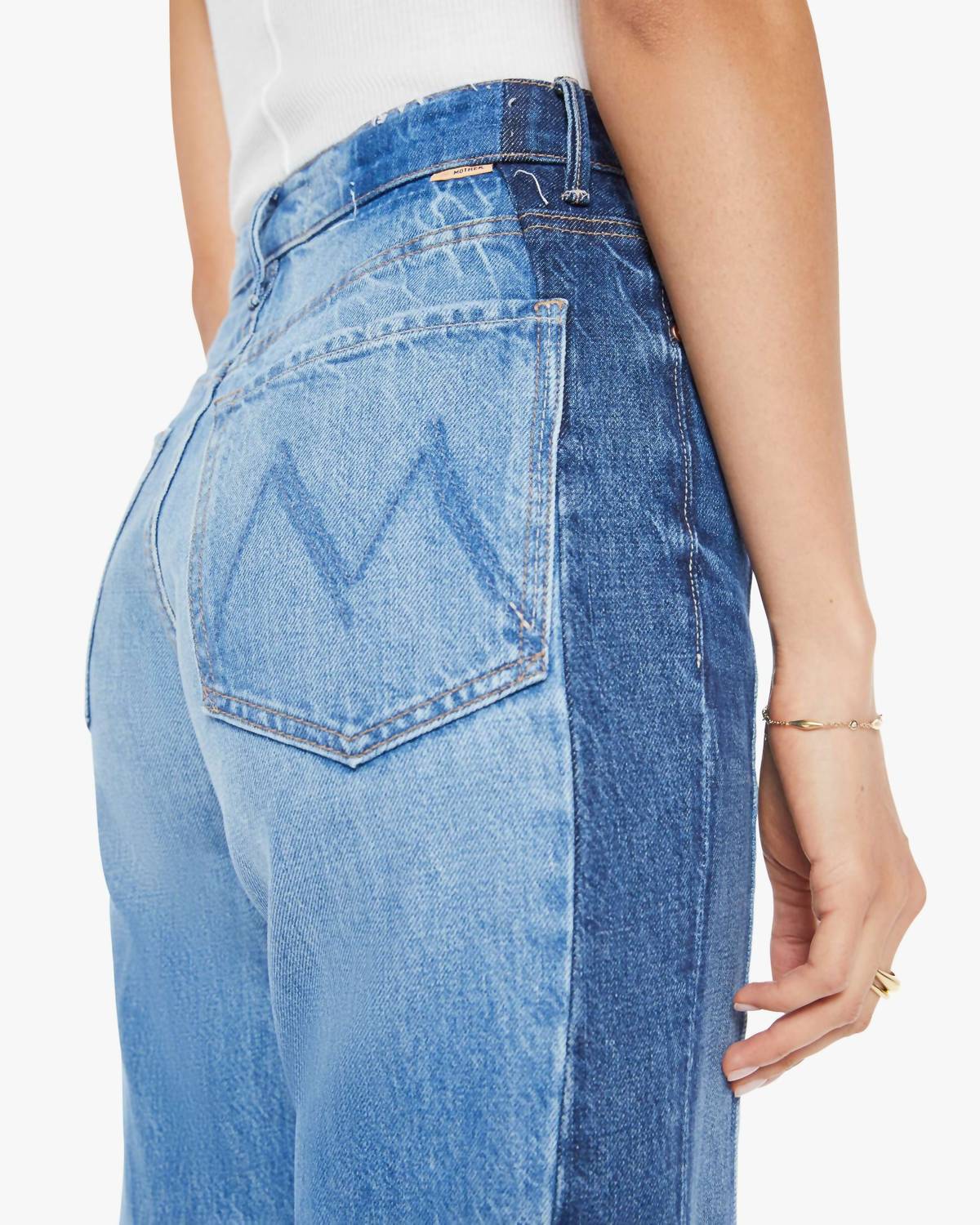 Mother - High-waisted Wide-leg Jeans