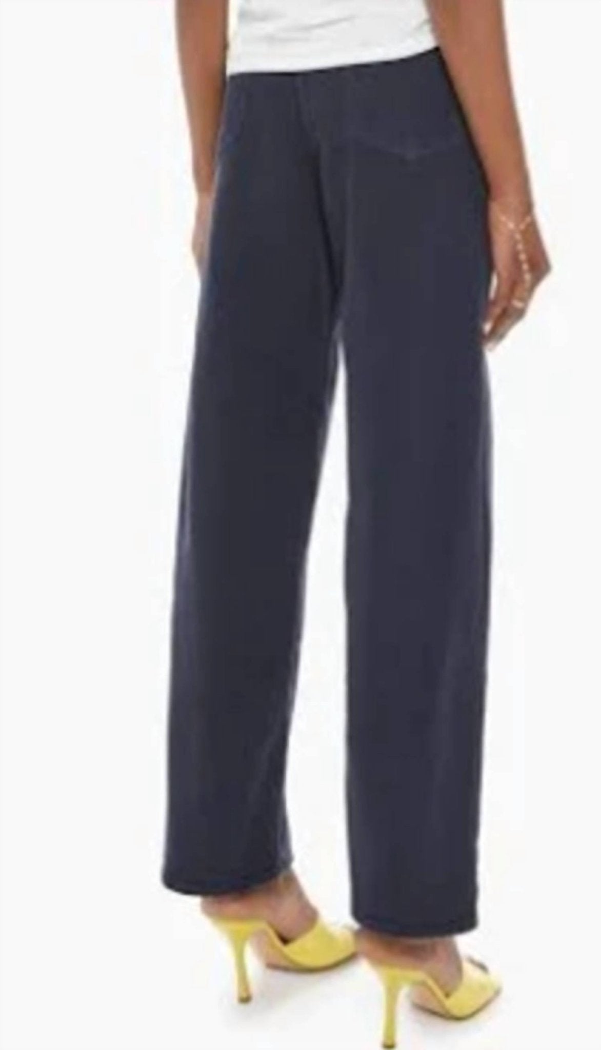 Mother - High Wasit Spinner Skimp Jeans - Blg - blue - clothing - denim