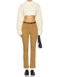 Mother - Hustler Flood Jeans - brown - clothing - jeans