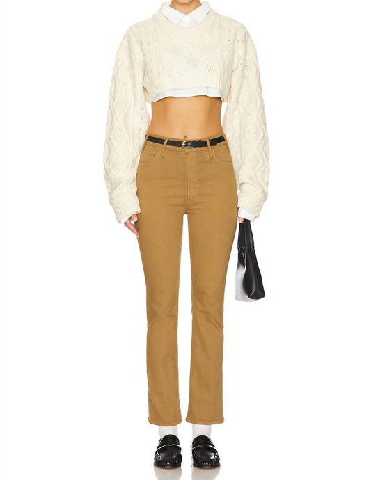 Mother - Hustler Flood Jeans - brown - clothing - jeans