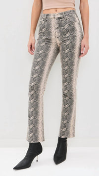 Mother - Hustler Flood Jeans - ankle - beige - clothing