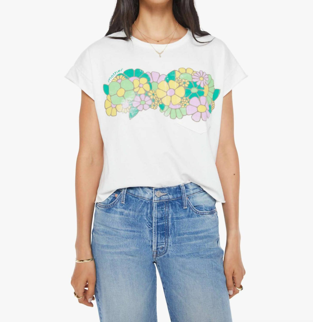 Mother - The Keep on Rolling Pocket Tee