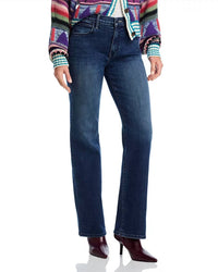 Mother - Lil' Kick It High Rise Jeans - blue - clothing - cotton - blend