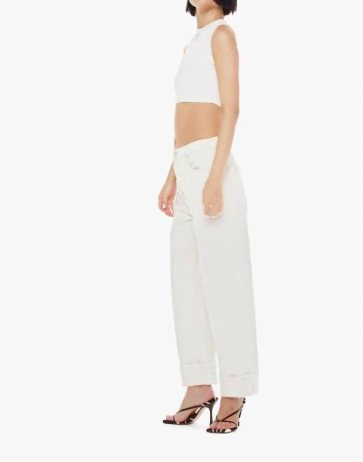 Mother - Lil' The Spitfire Ankle Cuff Jeans