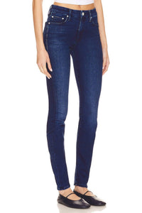 Mother - Looker Skinny Jeans - blue - clothing - denim