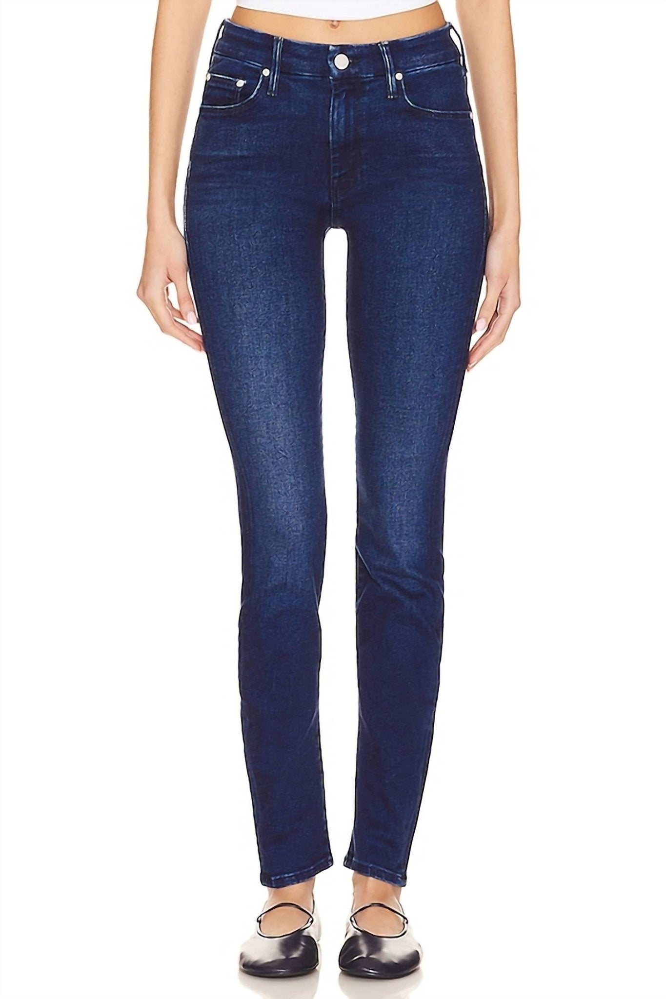 Mother - Looker Skinny Jeans - blue - clothing - denim