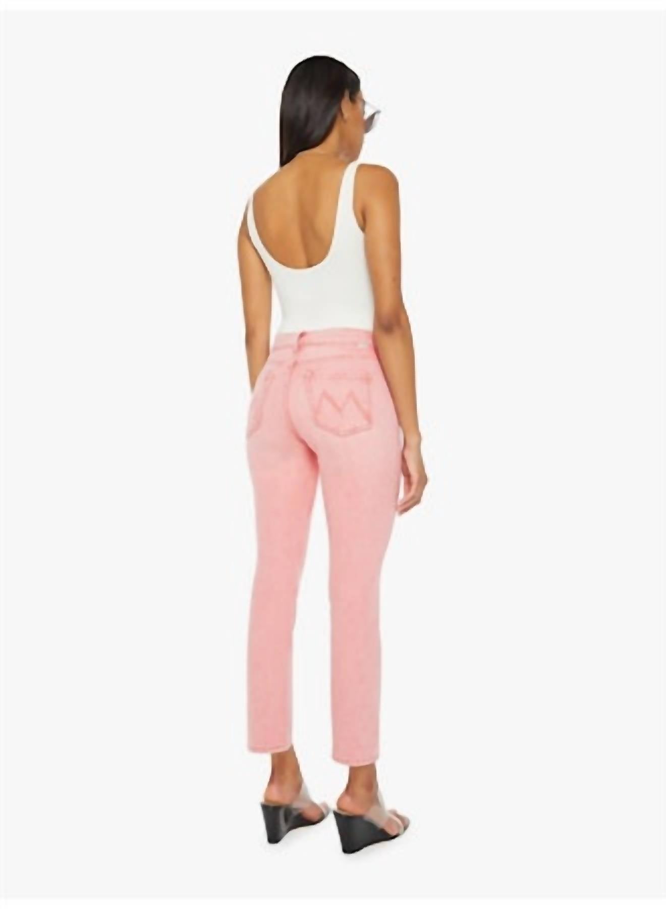 Mother - Mid Rise Dazzler Ankle Jeans - ankle - clothing - cotton - blend