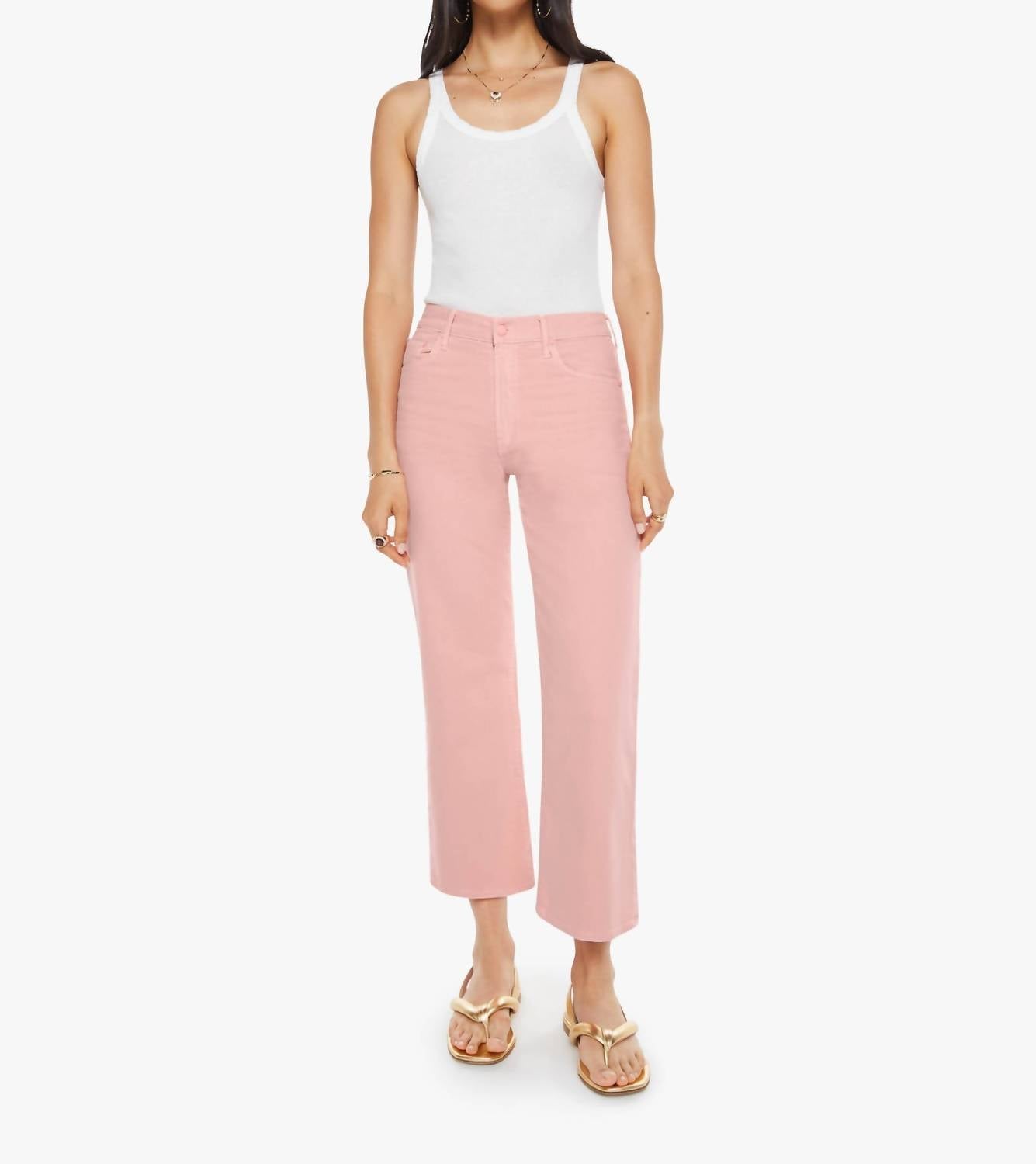 Mother - Mid Rise Maven Ankle Jeans - ankle - clothing - cotton - blend