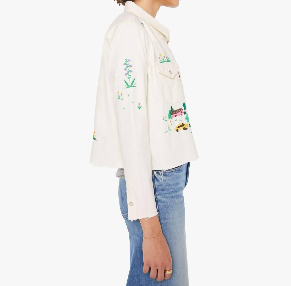 Mother - Super Exs Crop Fray Jacket