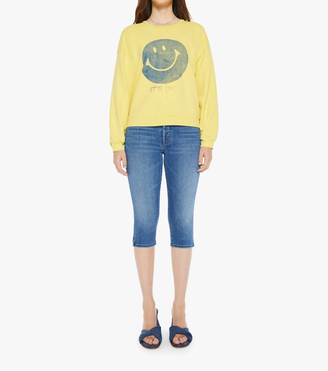 Mother - The Drop Square Top - clothing - cotton - graphic
