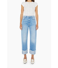 Mother - The Half Pipe Ankle Cuff Fray Jeans