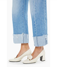 Mother - The Half Pipe Ankle Cuff Fray Jeans