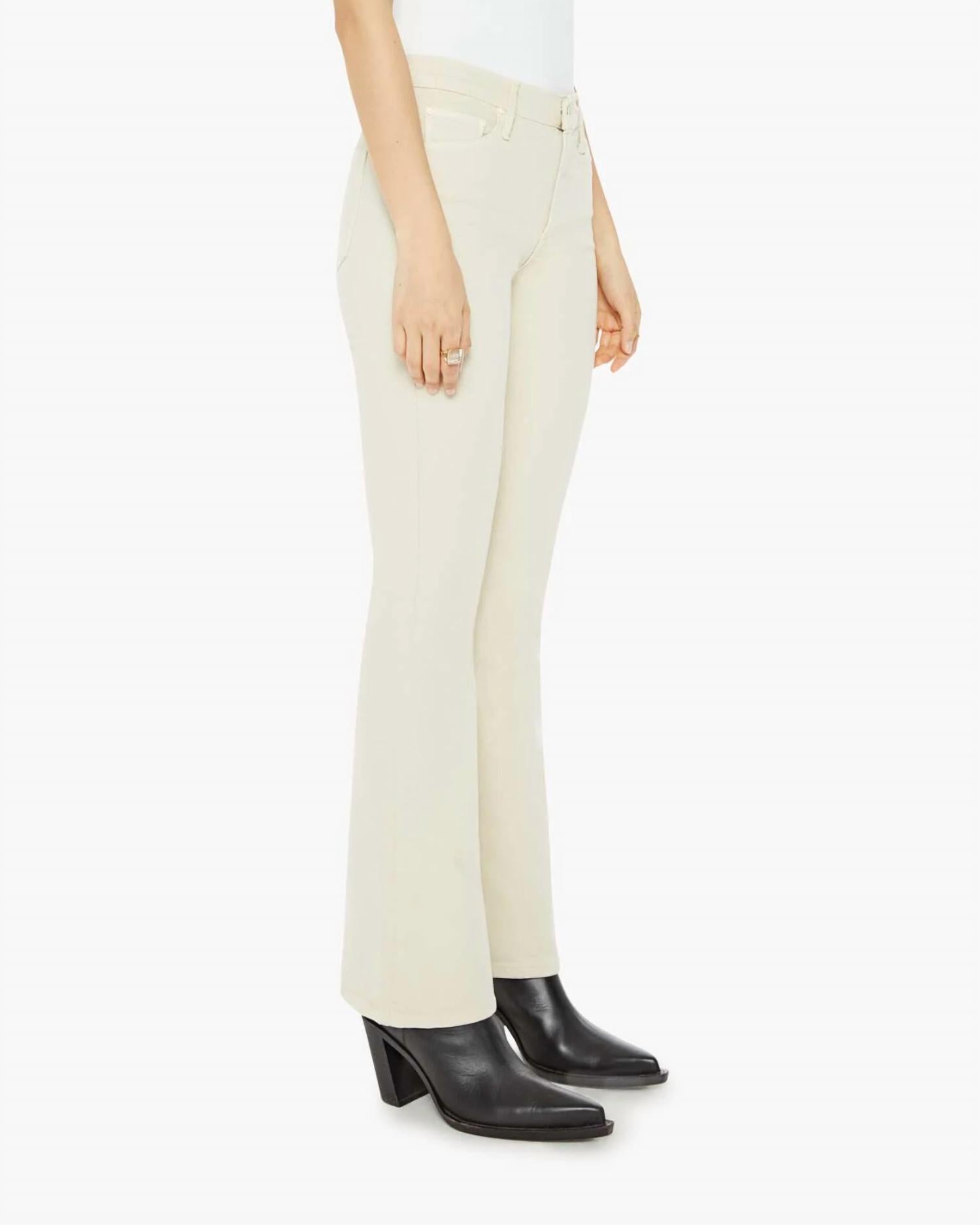 Mother - The Weekender Sneak Flare Jean - clothing - cotton - flare
