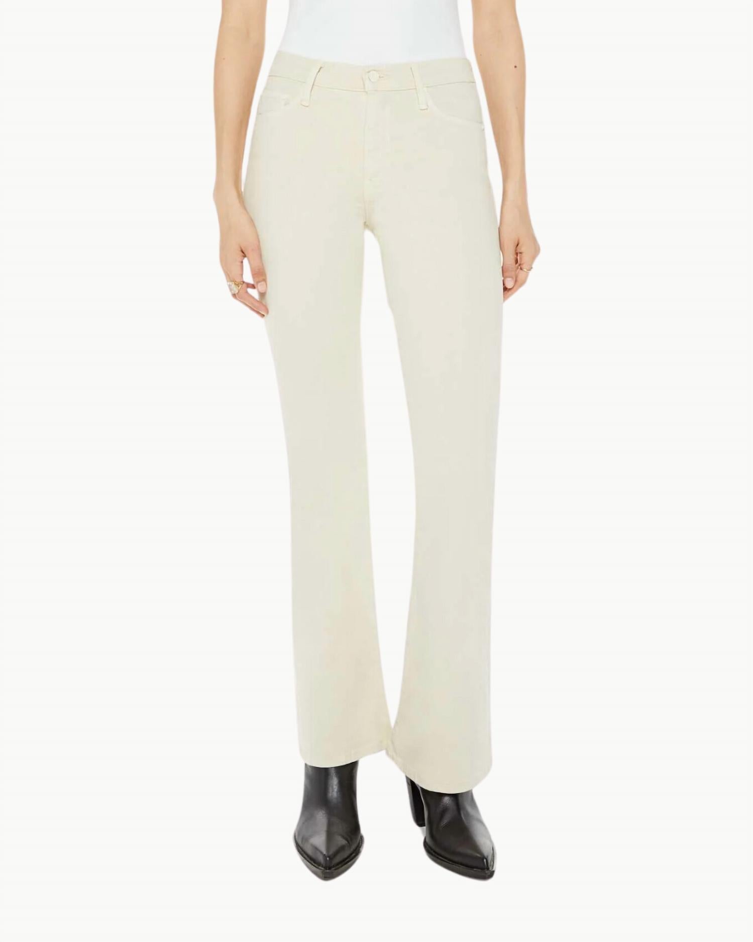 Mother - The Weekender Sneak Flare Jean - clothing - cotton - flare