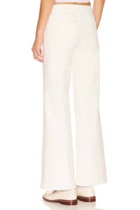 Mother - Twister Skimp High Rise Flare Pants - boot - cut - clothing - cotton - blend