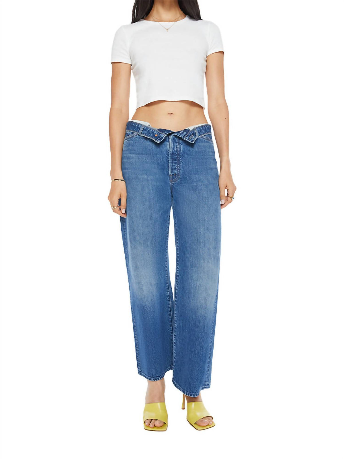 Mother - Women's Foldover Ankle Jeans