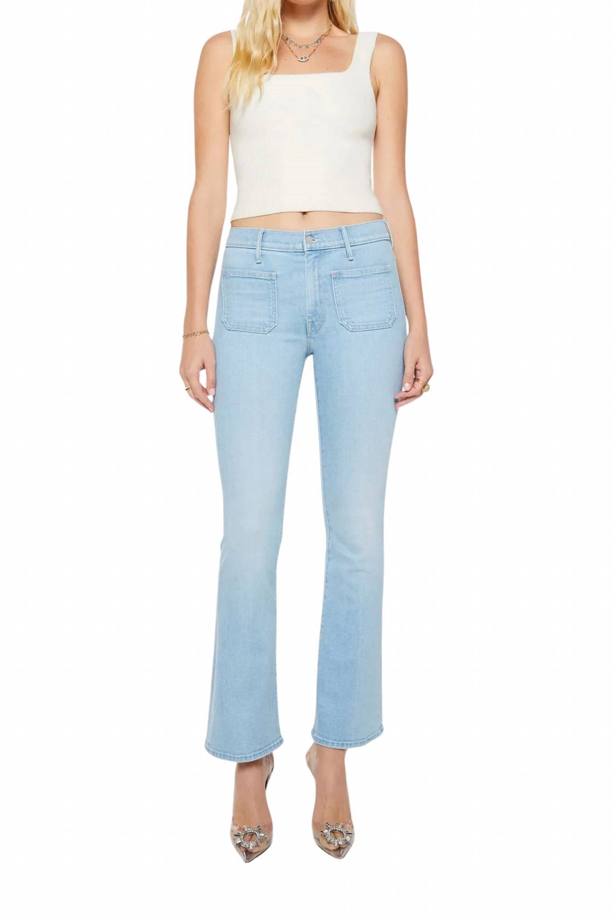 Mother - Women's Patch Pocket Weekender Jean