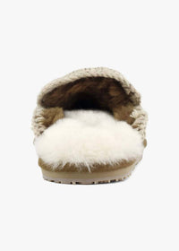 Mou - Women's Full Eskimo Stitch Suede Slipper