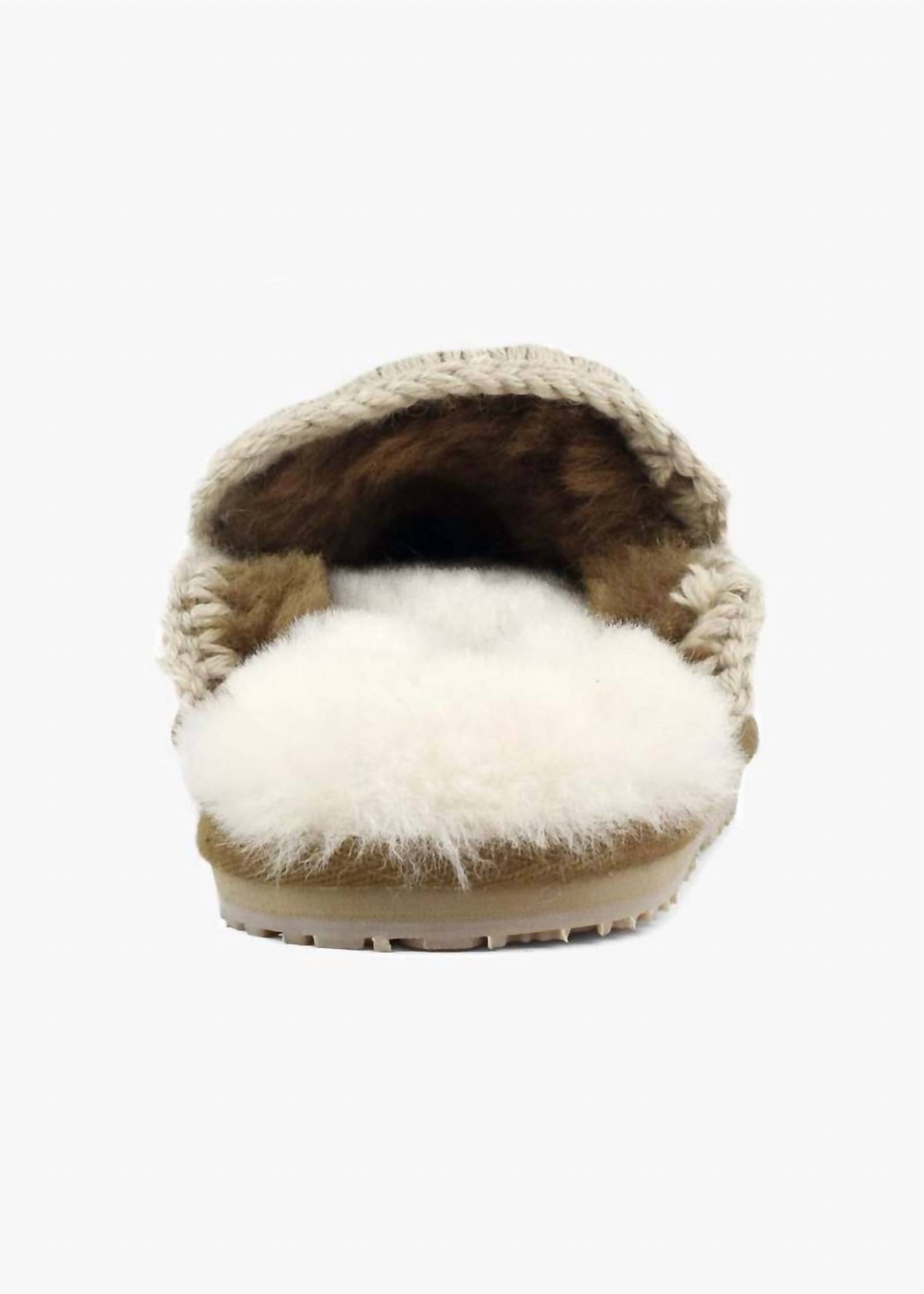 Mou - Women's Full Eskimo Stitch Suede Slipper