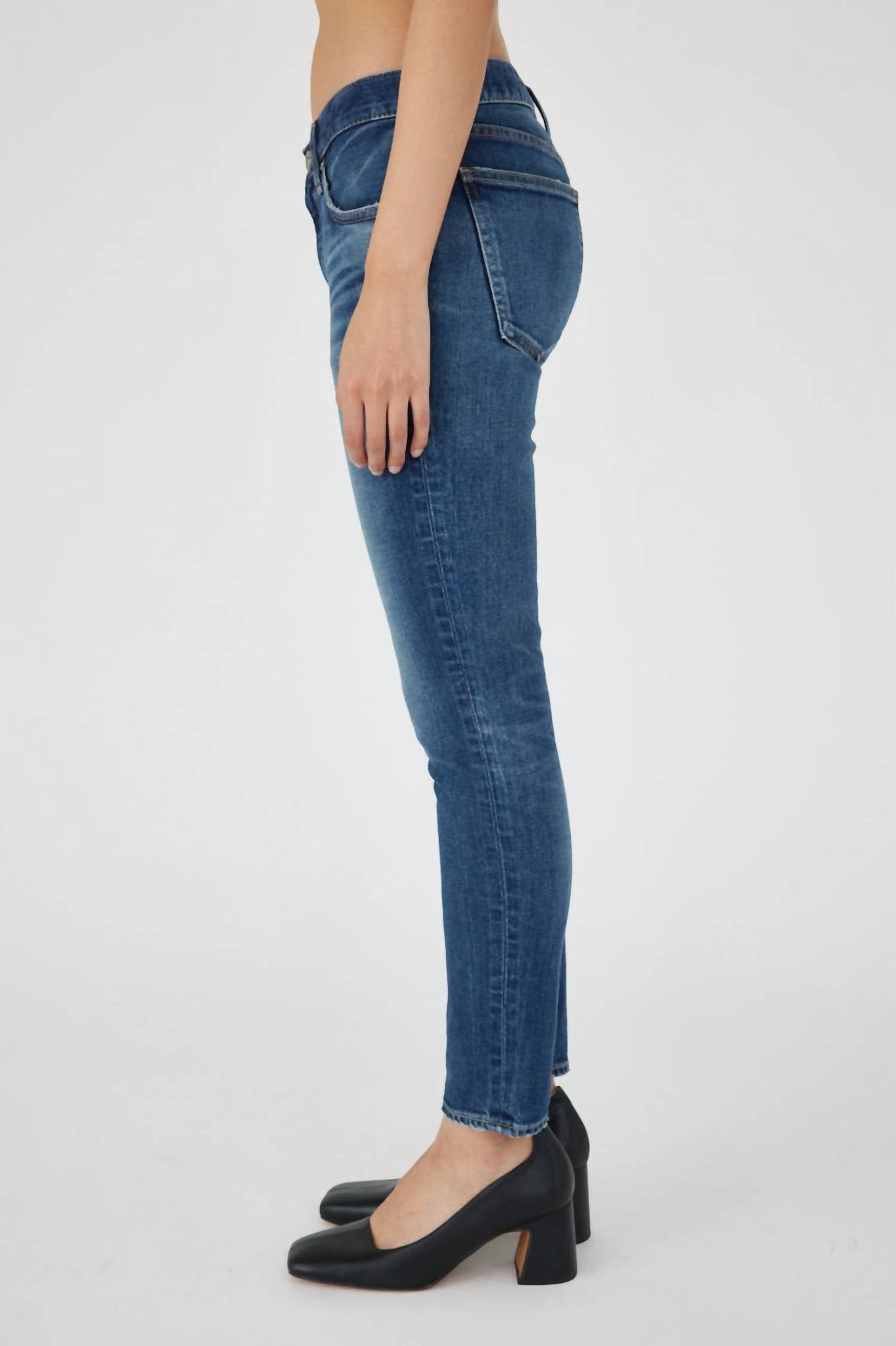 Moussy - Douglass Skinny - blue - clothing - cotton - blend