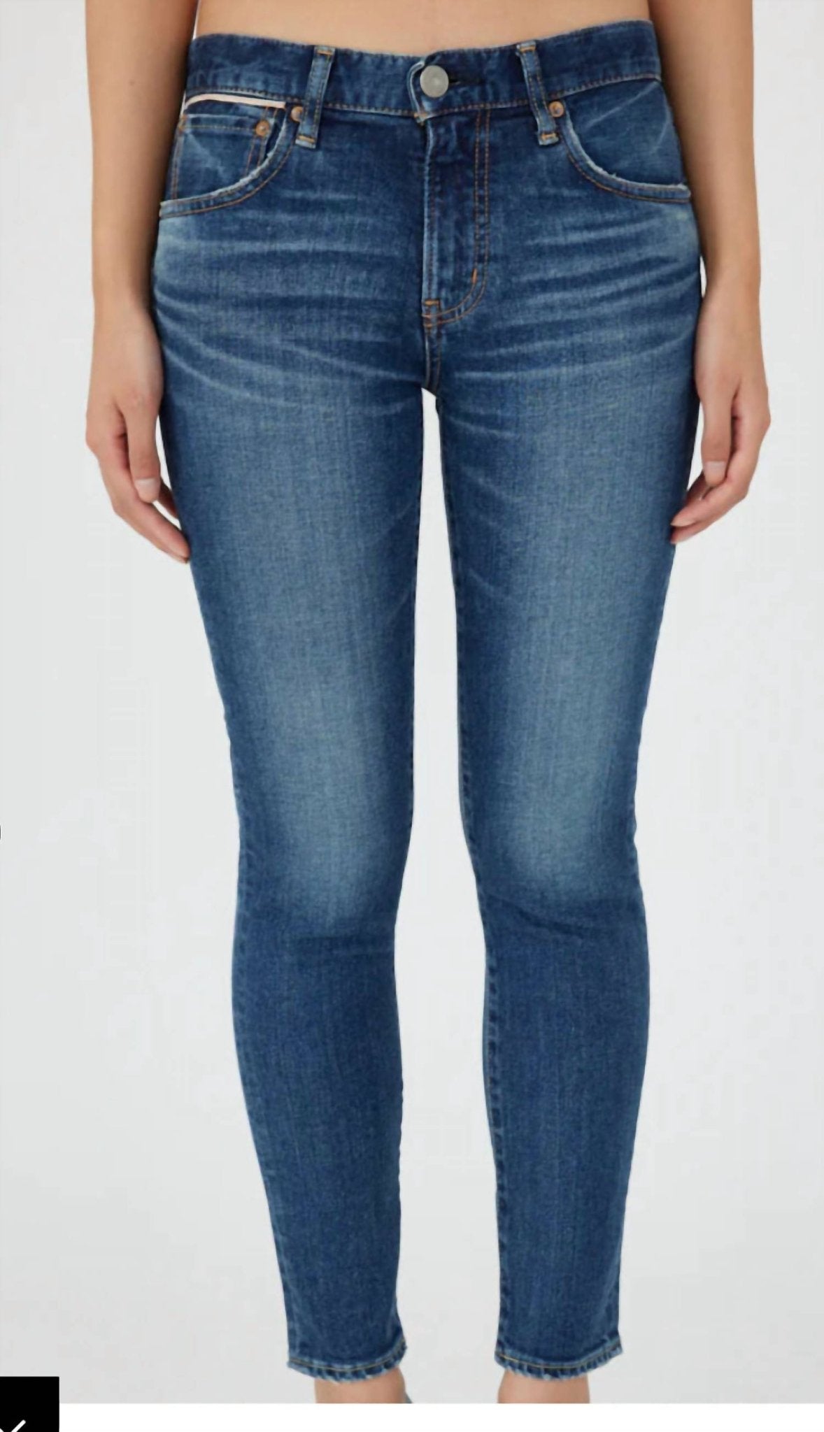 Moussy - Douglass Skinny - blue - clothing - cotton - blend