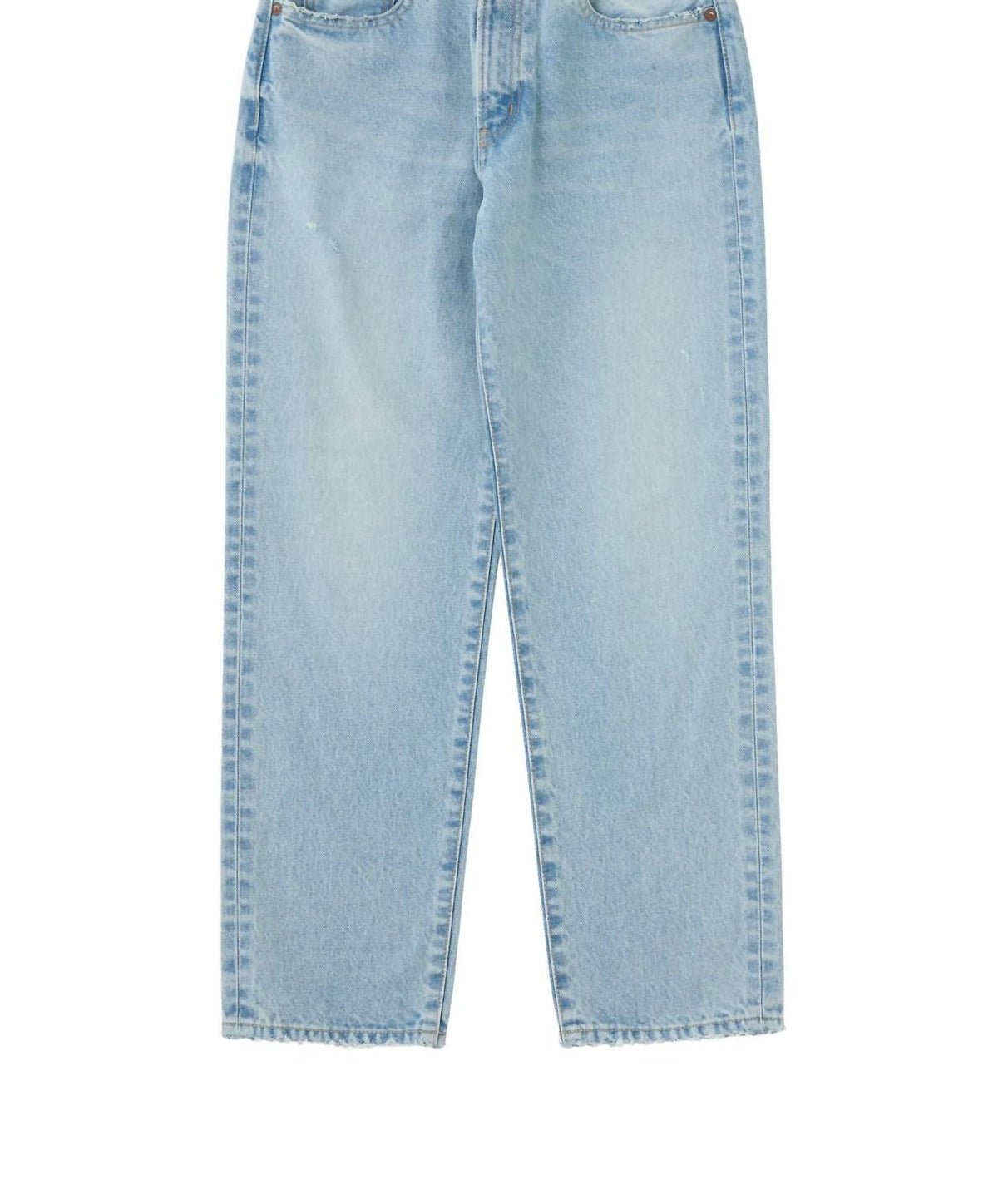 Moussy - Elko Distressed Straight-leg Jeans