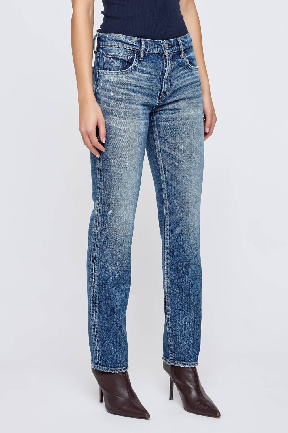 Moussy - Mallard Slim Straight Jeans